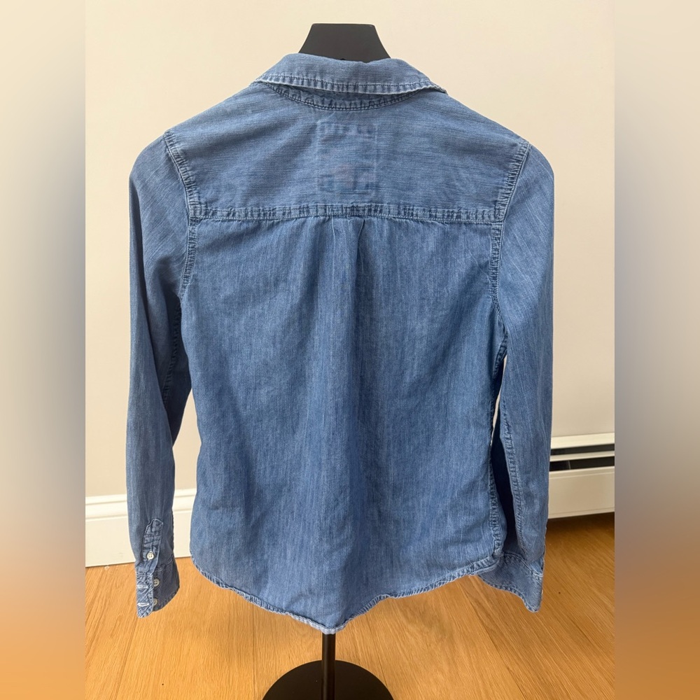 SO Authentic Blue and Red Denim Shirt - Picture 7 of 8